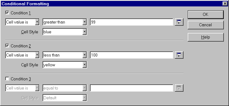 openoffice conditional formatting formula