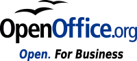 OpenOffice.org logo with positioner for colored reproduction