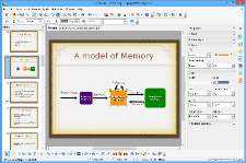 Schermafdruk van Apache OpenOffice Impress