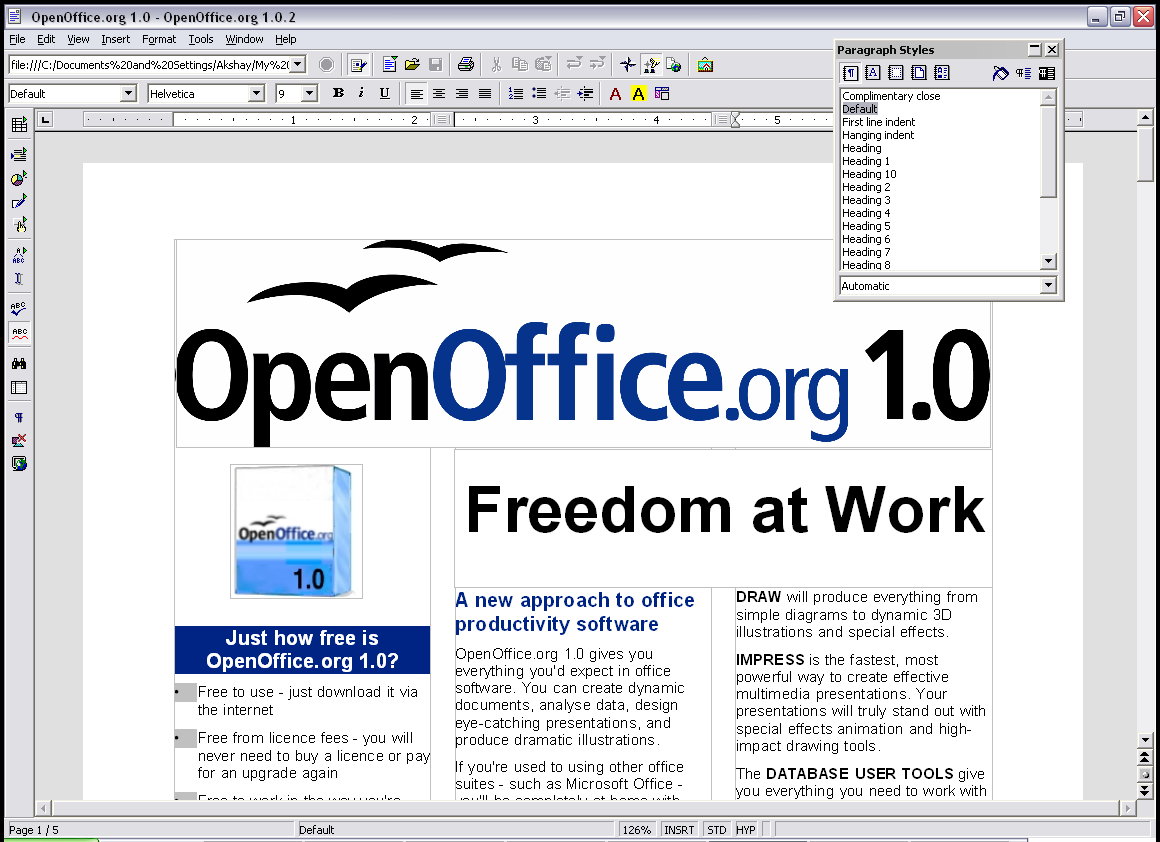 open office writer download windows 10