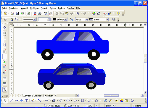 Openoffice Org Draw 3d Objekte Erzeugen