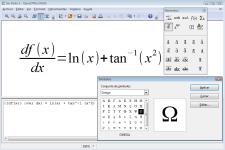 Pantallazo de Apache OpenOffice Math