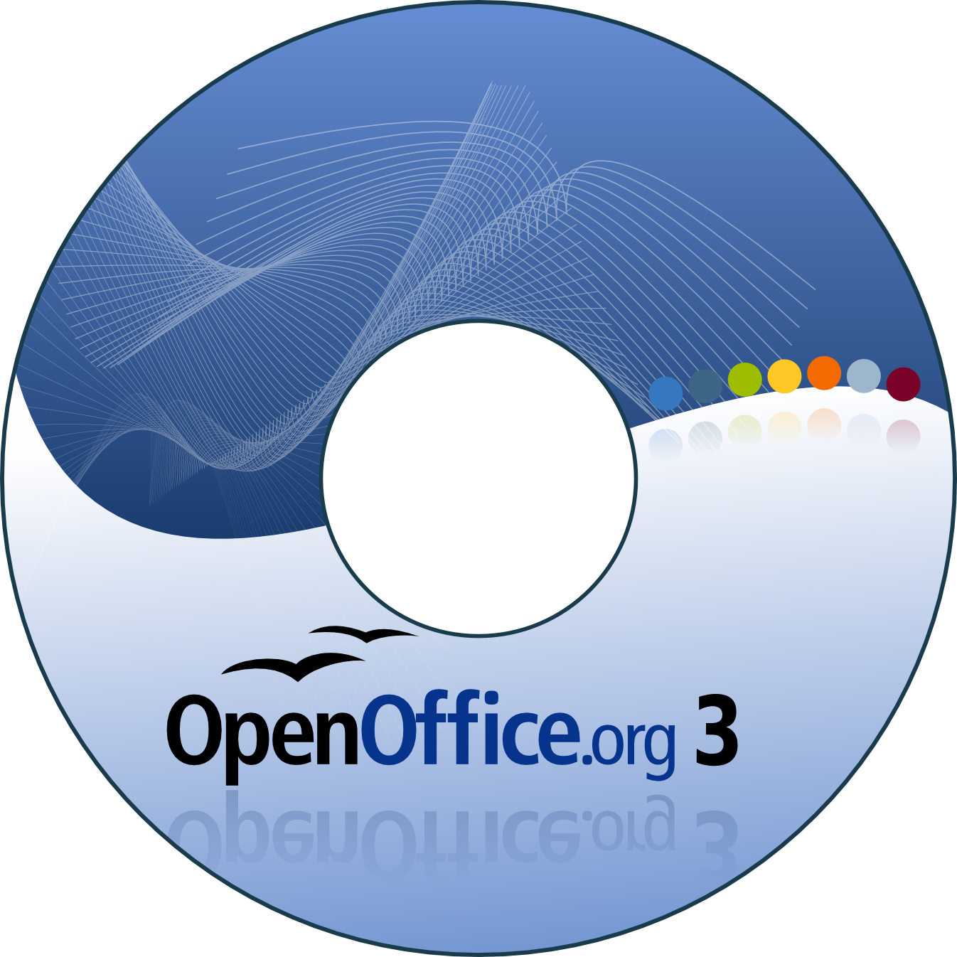 OpenOffice.org CD Art - previous versions With Openoffice Label Template