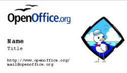 Openoffice Org Business Cards